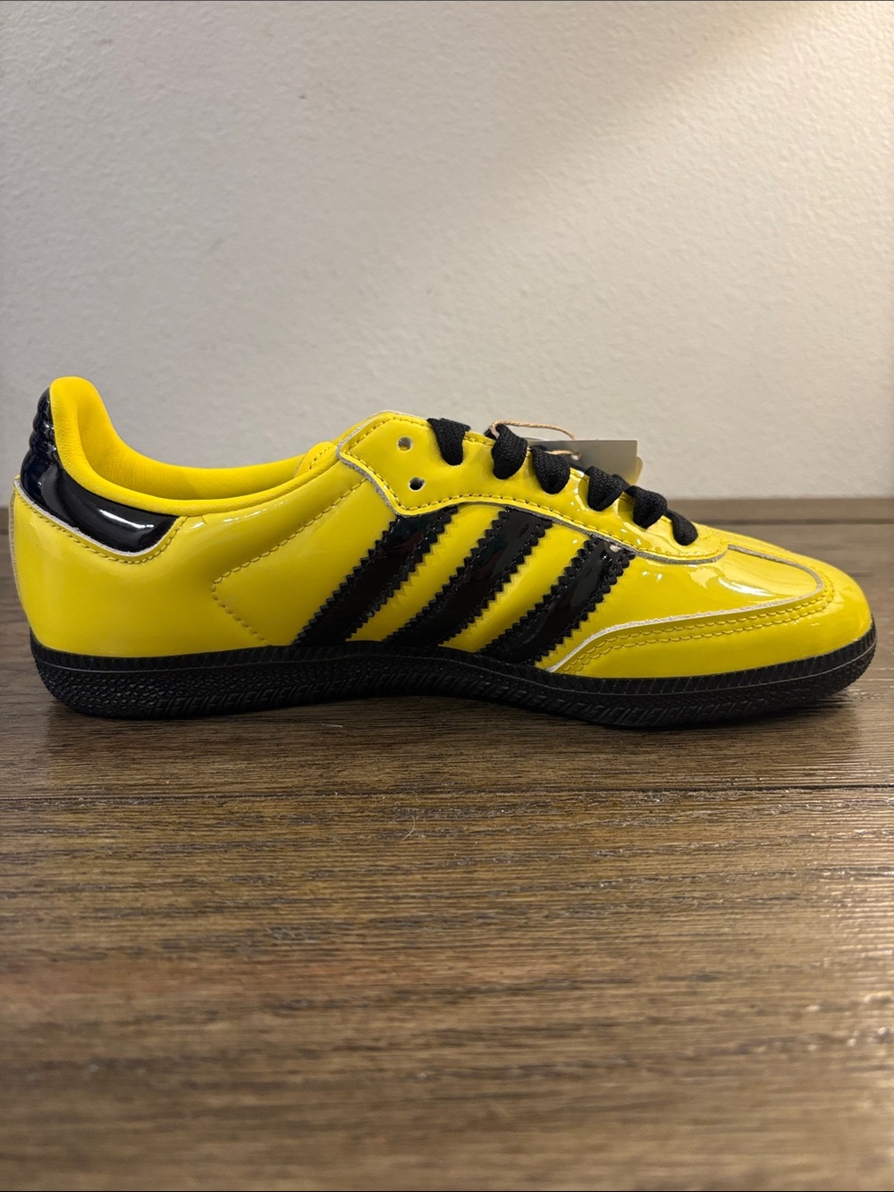 NIB [adidas] Samba Originals OG Sneakers Shoes Yellow/Black Women’s 5/5.5 Y4/4.5 - Picture 8 of 16